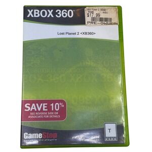 Xbox 360 Lost Planet 2 Video Game‎ Disc Case Complete